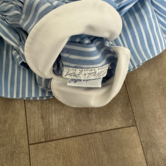 Vintage 24M Girl Striped Tie Front Dress Lord & Taylor Jayne Copeland - Picture 11 of 16